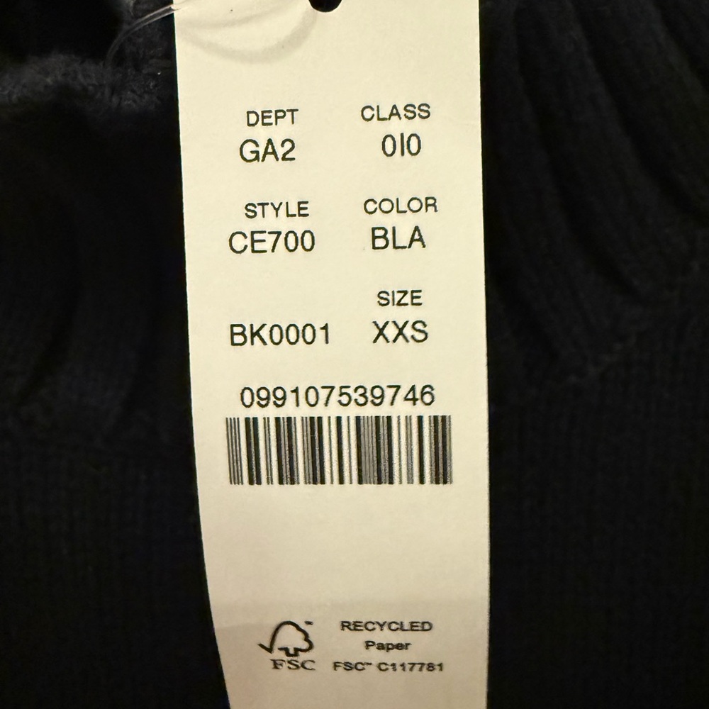 J.CREW COTTON BLACK TURTLENECK SWEATER - Picture 8 of 10